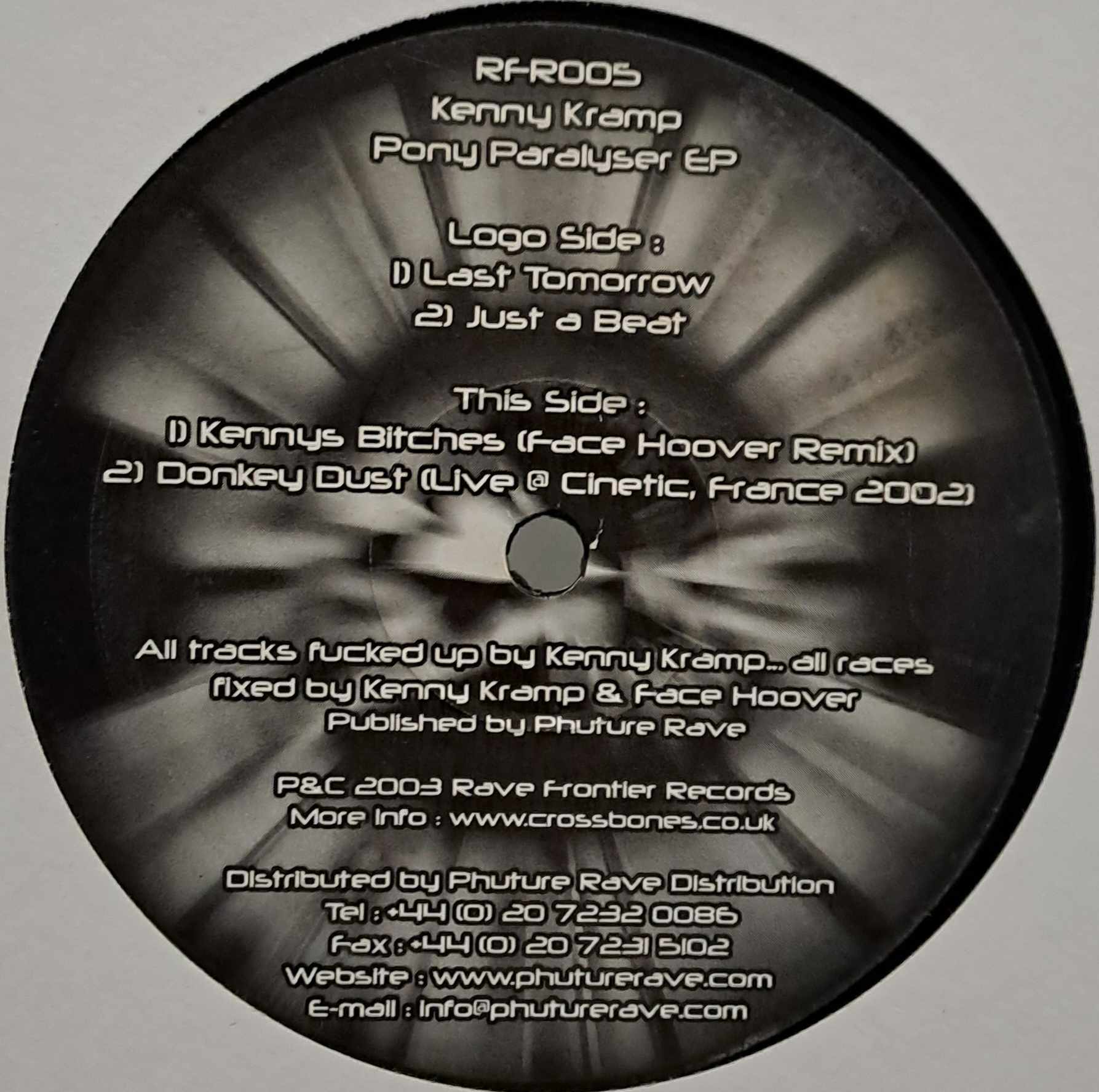 Rave Frontier 005 - vinyle Expérimentale